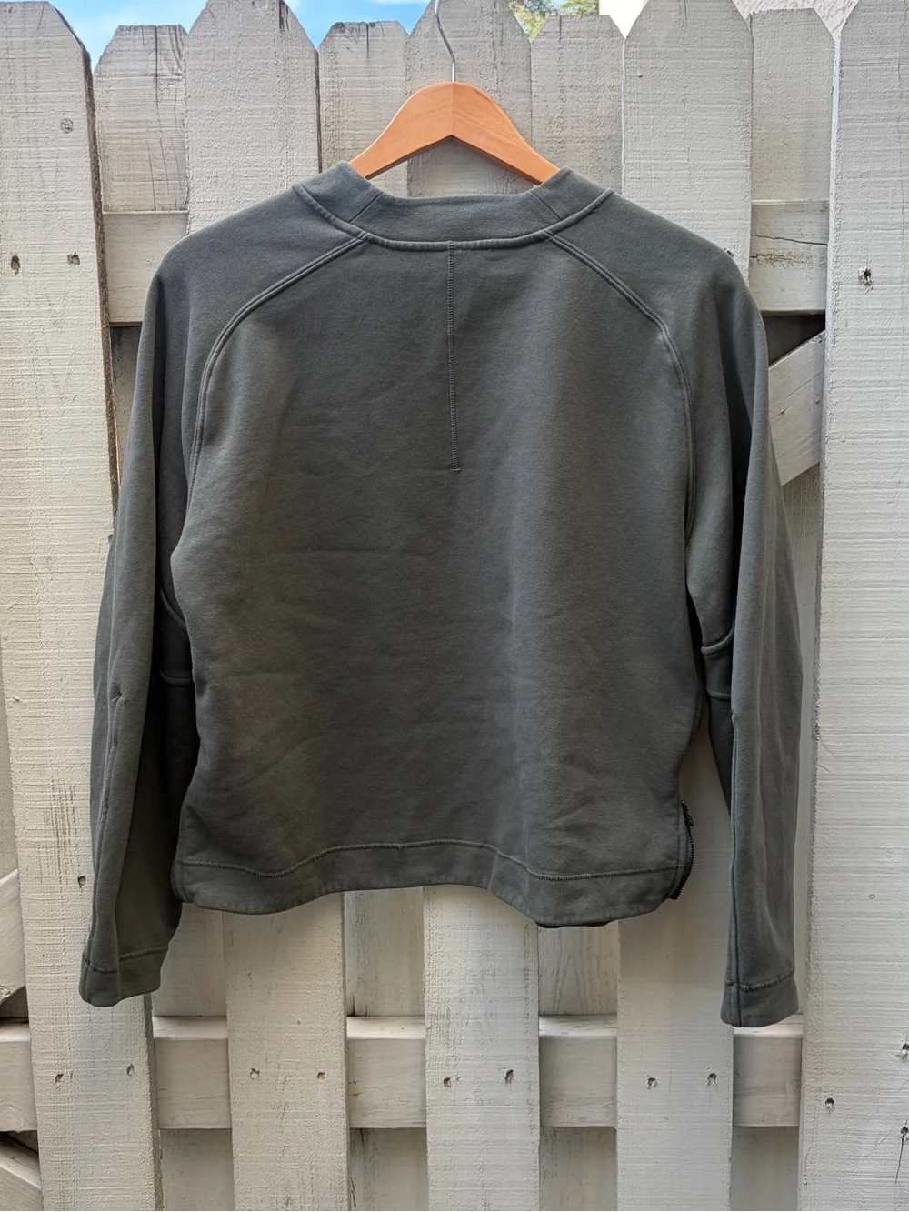 Lululemon Loungeful Relaxed-Fit Crewneck Sweatshirt Olive Green